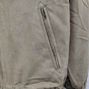 Gary Player Brown Ultra Suede Bomber 